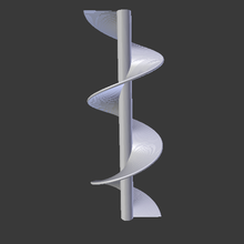 el tornillo de arquímedes varios perno proyecto 3d print model - Mito3D