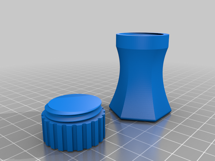 parafuso garrafa vasilha frasco acessórios adereços moda 3d print model - Mito3D