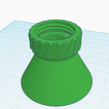 screw cap funnel 3d print model - Mito3D