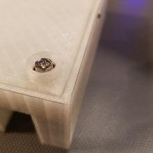 screw head hiding lets enclosures tool support legs electronics 3d print model - Mito3D