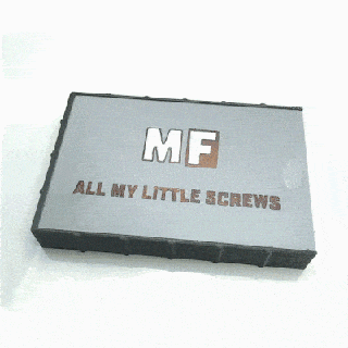 screw holder box case screws little metric m2 m3 3d print model - Mito3D