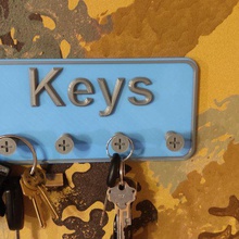 vida anahtarı tutucu ev anahtarları anahtar organizasyon 3d print model - Mito3D