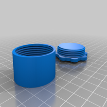 parafuso tampa recipiente caixa trapalhão phunxter rosca Steamphunxter recipientes 3d print model - Mito3D