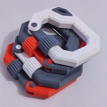 screw lock carabiner tool belt chain engineering key keychain survival hand tools 3d print model - Mito3D