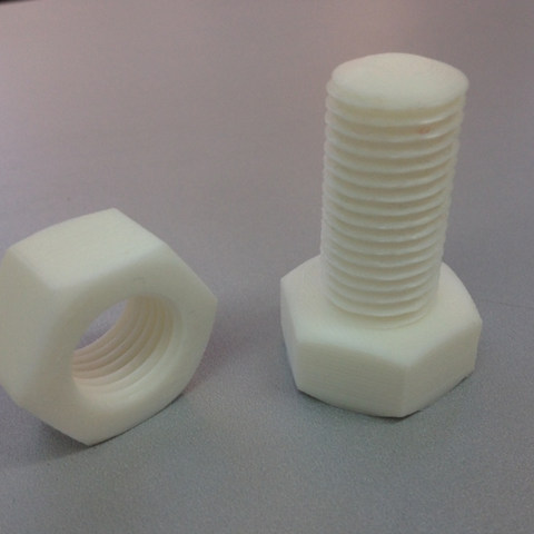 porca do parafuso ferramenta 3D print model - Mito3D
