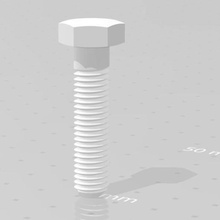 porca do parafuso m8 ferramenta 3d print model - Mito3D