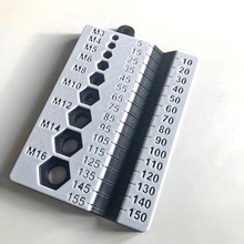 tornillo nuez clasificador herramienta empulgueras nueces tornillos métrico 3d print model - Mito3D