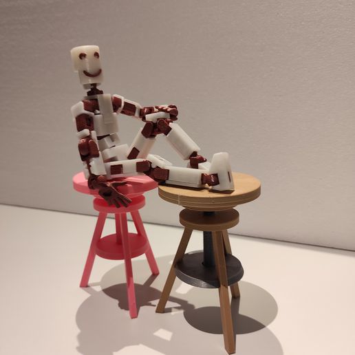 screw stool 3D print model - Mito3D