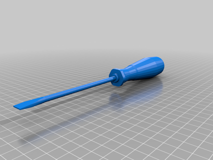 screwdriver Tools hand tools diy 3d print model - Mito3D