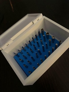 screwdriver bit holder attachment nozzle 3d print model - Mito3D