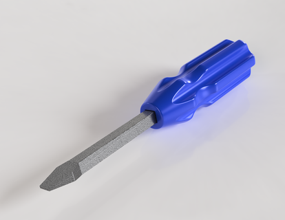 screwdriver handle ergonomic grip hobby repair replace replacement screw 3d print model - Mito3D