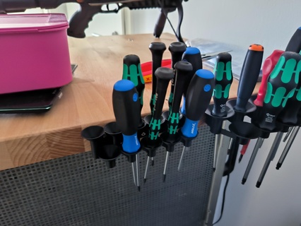 screwdriver holder holder screwdriver  3d print model - Mito3D