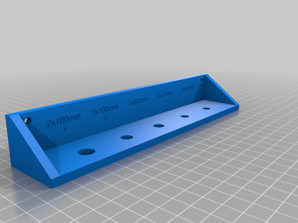 Tournevis titulaire soutien outil titulaires boites boîte conteneurs organisation espace rangement 3d print model - Mito3D
