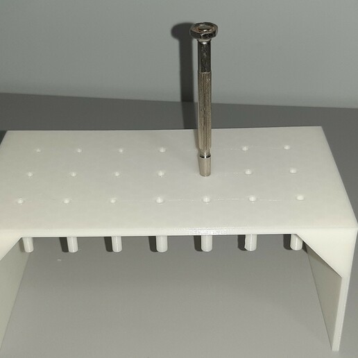 screwdriver table holder organizer 3D print model - Mito3D