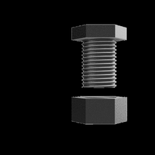 Schrauben-Mutter-Schrauben-Reste tool 3d print model - Mito3D
