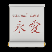 scroll eternal love st valentine's day gift couple girlfriend boyfriend parchment of and friendship bride 3d print model - Mito3D