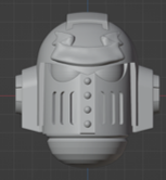 scroll veteran variant space heads Game 3d print model - Mito3D