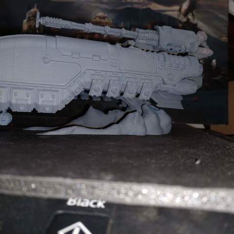 scuff-less hover buffer dust cloud base game toy accessories warhammer tank smace marines legion led janitor interstellar custodes caladius 40k 32mm 30mm 28mm 25mm 3D print model - Mito3D