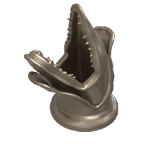 esculpido gusano arena bolígrafo soporte 3d print model - Mito3D