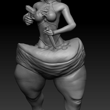 sculpting woman architecture poly 3d print model - Mito3D