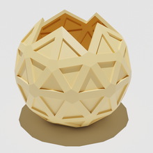 sculptural pot 3d print model - Mito3D