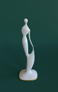 sculpture femme lolek art femmes Facile conception minimaliste minimal essentiel 3d print model - Mito3D