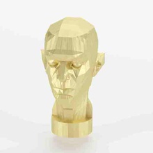 sculpture architecture headsculpture golden obj fbx vray 3dsmax 3d print model - Mito3D