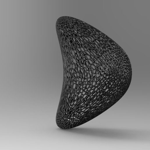 heykel Sanat Voronoi tasarım dekorasyon ev parametrik 3D print model - Mito3D