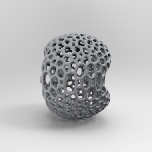 sculpture 0 voronoi art design decoration home parametric 3d print model - Mito3D