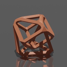 sculpture g om trique low poly geometric art design house decoration 3d print model - Mito3D