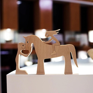 escultura amar homem menina cavalo v1 stl + svg Papai cão animal Garoto presente deco família 3d print model - Mito3D