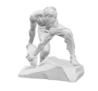 scultura uomo anima statua scolpire statuetta design casa 3d print model - Mito3D
