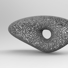 escultura oa arte Voronoi deco esculpir Projeto textura padronizar paramétrico arquitetura 3d print model - Mito3D