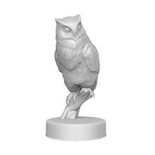 sculpture owl art 3d print model - Mito3D