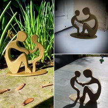 sculpture together home status nature art board bedroom living room creation pla colour gift scenery interior decoration relaxation original family mother child father relative boy girl 3d print model - Mito3D