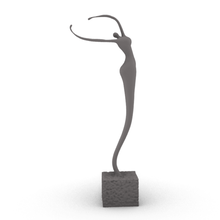 escultura mulher de movimento a arte 3d print model - Mito3D