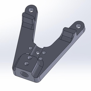scx102 shock absorber bracket Game axial rc scx scx10 shock tower shock absorber  3d print model - Mito3D