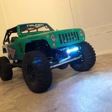 scx10 front cross bar recovery points led light game r c vehicles tenth scale scaler rc crawler rcscaler rccrawler axial 3d print model - Mito3D