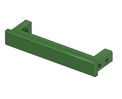 scx10 Rückseite Stoßstange Eliminator spülen montieren axial scx102 scx Horizont Rahmen 101 3d print model - Mito3D