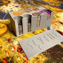 scythe sikke tutucu kapağı - karton ve metal çeşitli hobi boardgame para sahibi tahta oyunu yerleştirin ekler boardgames 3d print model - Mito3D