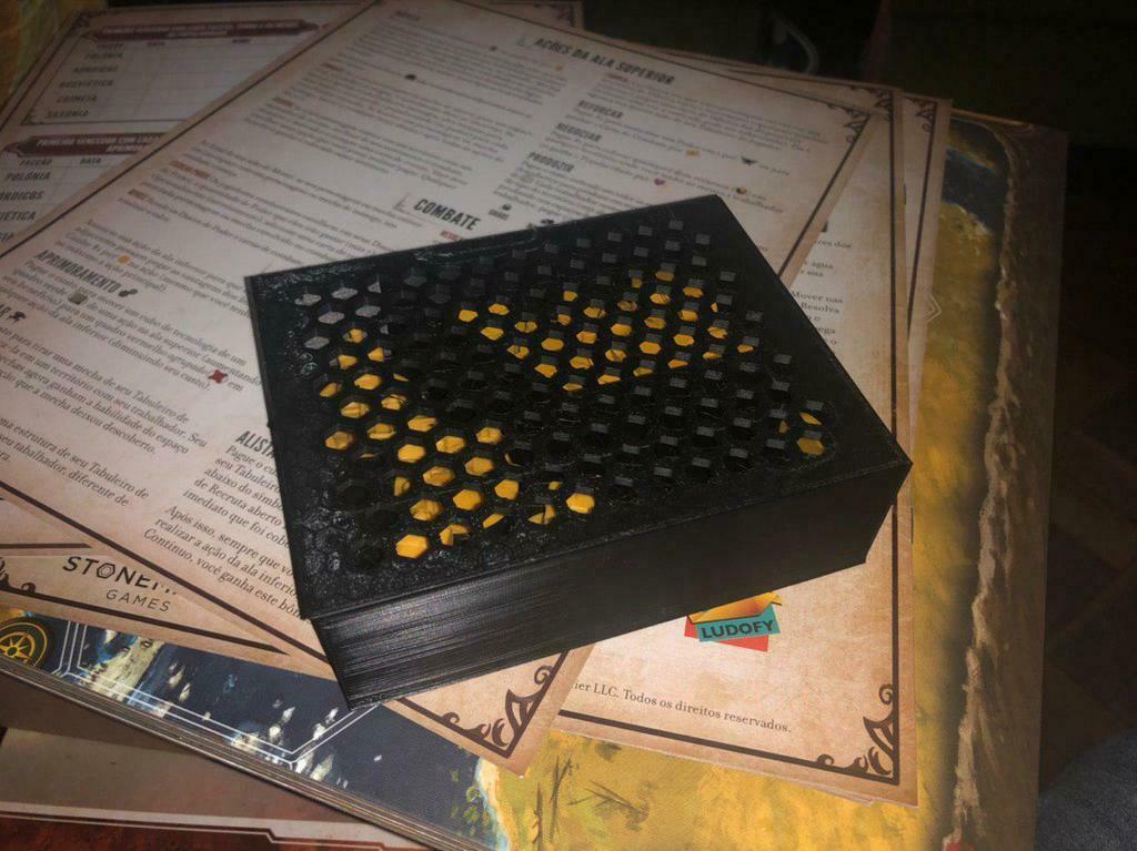 falce fazione scatole frangia coperchio remixare gioco tavolo inserti fermare giocattolo Accessori 3D print model - Mito3D