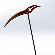 scythe weapon design cool just for fun 3d print model - Mito3D