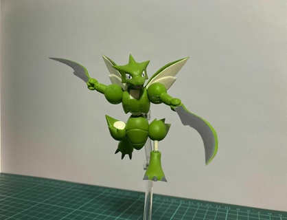 scyther pokemon scale world articulate 3d print model - Mito3D