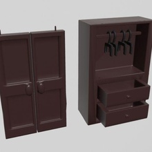 sd cabinet cupboard 3d print model - Mito3D