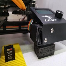 sd Karte Adapter Halter Unterstützung Werkzeug lan 3d Drucker Zubehör 3d print model - Mito3D