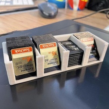 sd card caddy tool holders boxes 3d print model - Mito3D