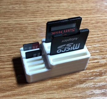 sd card holder 3d print model - Mito3D