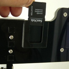 sd tarjeta soporte suporte carro 3d print model - Mito3D