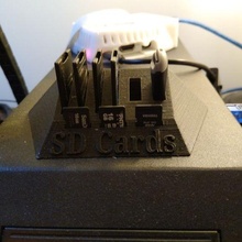 sd Karte Halter Unterstützung ii Werkzeug 3d Drucken 3d print model - Mito3D
