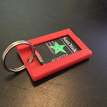 sd card holder keychain various 3d print model - Mito3D